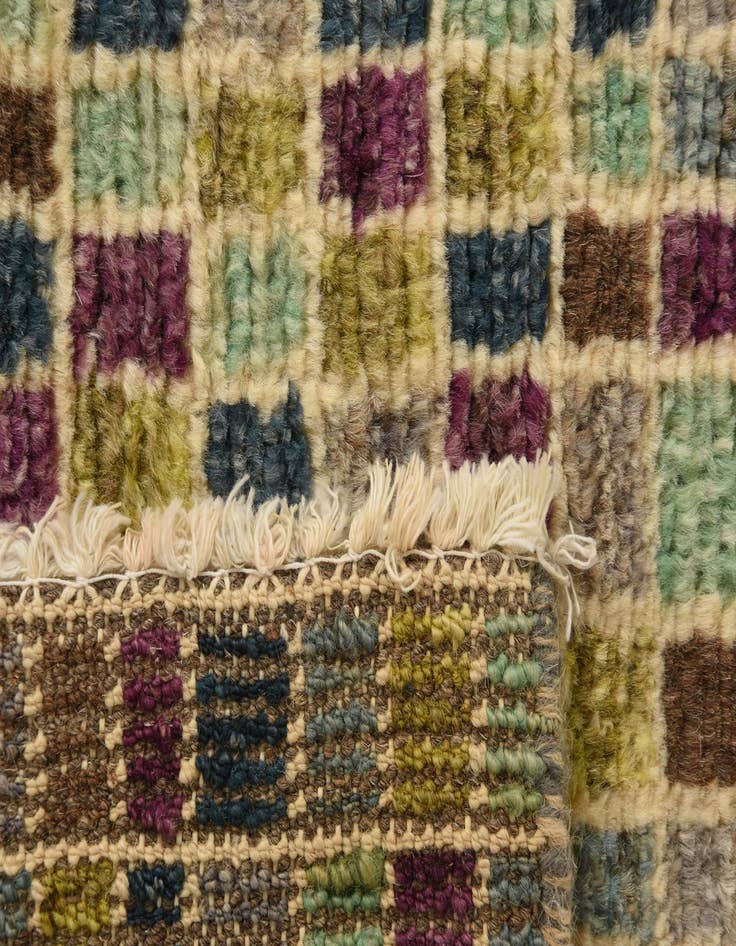 Detail image of  2' 10 x 4' 3  Hand Knotted Balouch Wool Rug