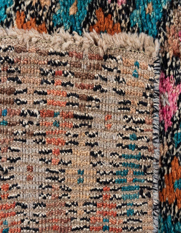 Detail image of  3' 2 x 5' 2  Hand Knotted Balouch Wool Rug