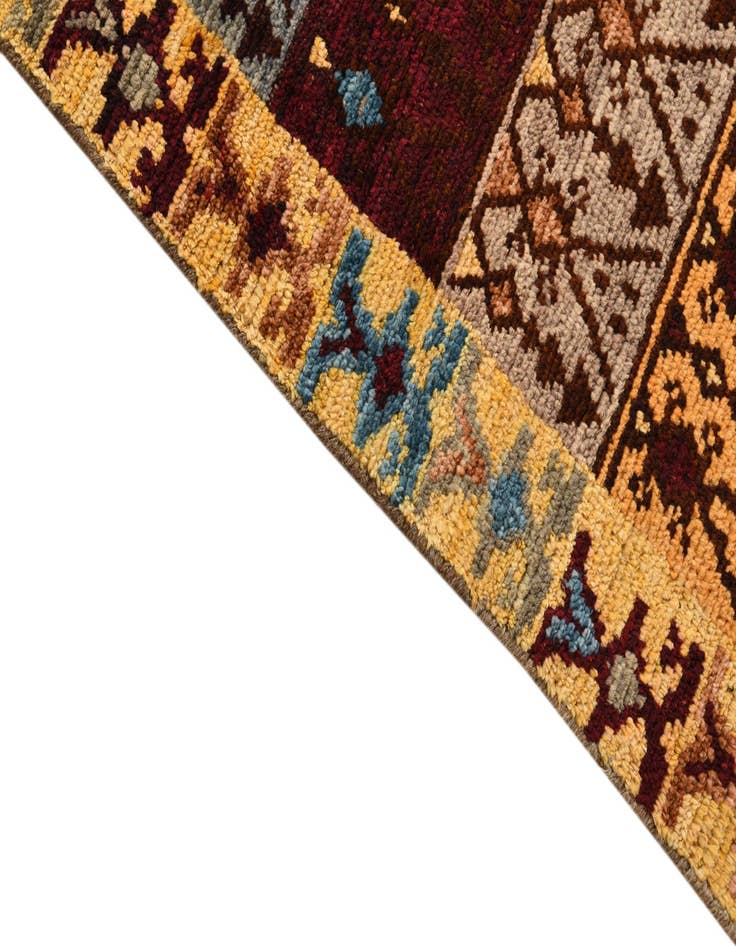 Detail image of  4' 2 x 6' 3  Hand Knotted Balouch Wool Rug