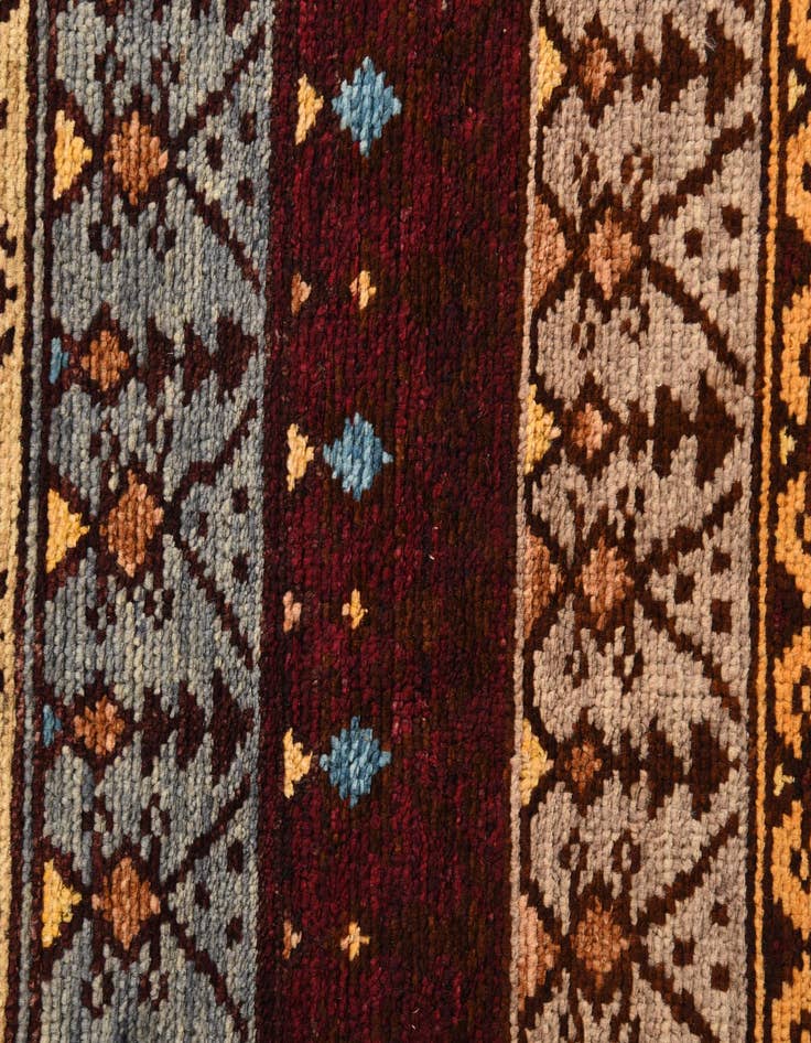 Detail image of  4' 2 x 6' 3  Hand Knotted Balouch Wool Rug