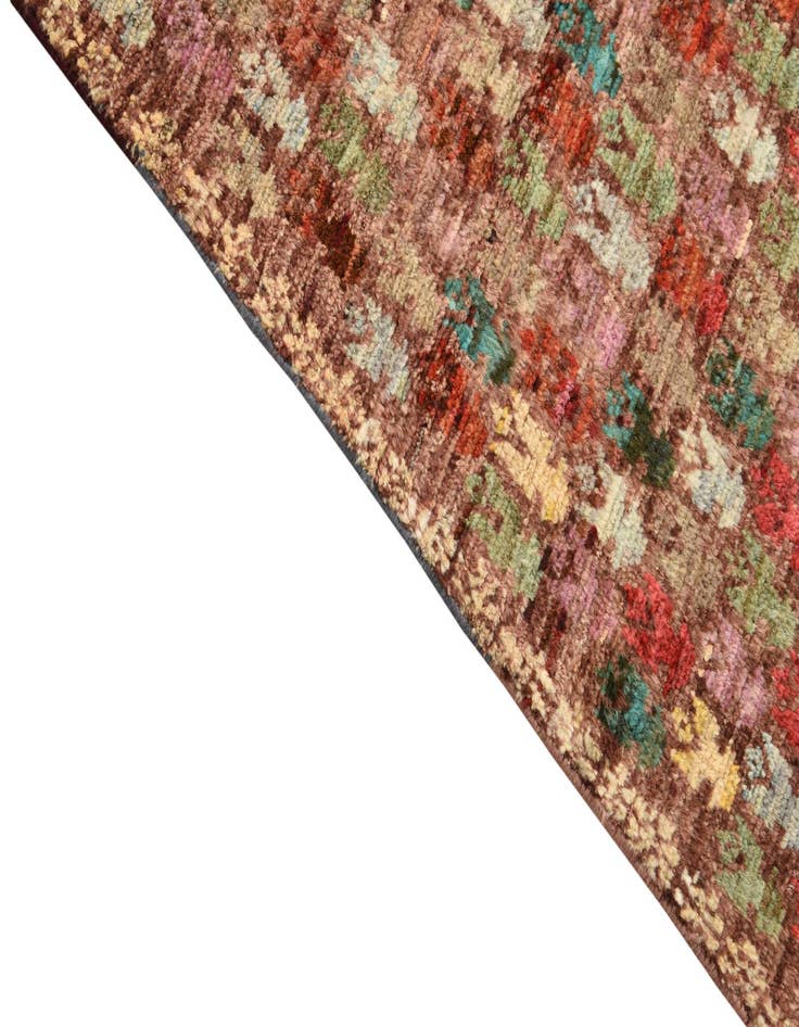 Detail image of  3' 8 x 6'  Hand Knotted Balouch Wool Rug