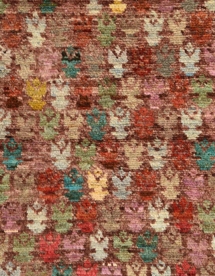 Detail image of  3' 8 x 6'  Hand Knotted Balouch Wool Rug