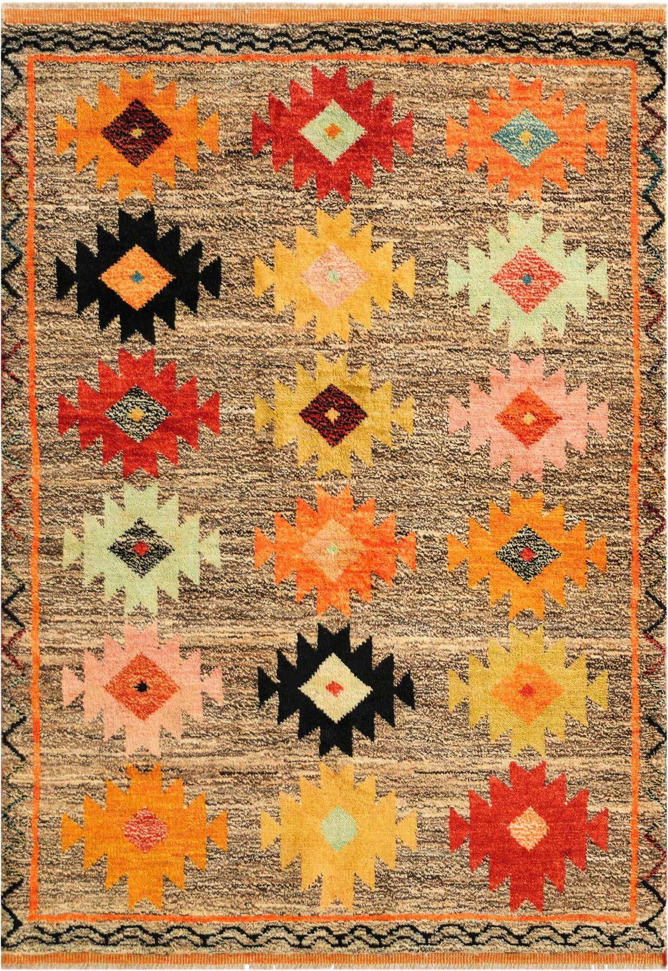 4' 2 x 6' Hand Woven Balouch Wool Rug