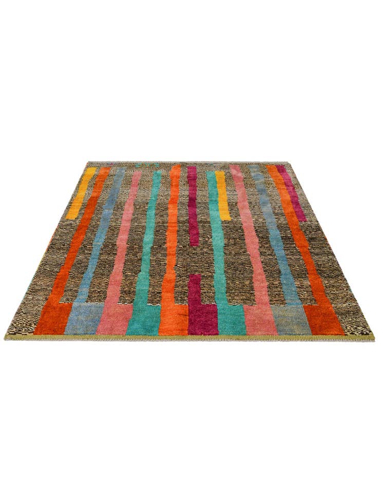 Detail image of 4' 3 x 6' 1 Hand Knotted Balouch Wool Rug