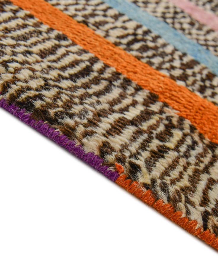 Detail image of 4' 3 x 6' 1 Hand Knotted Balouch Wool Rug