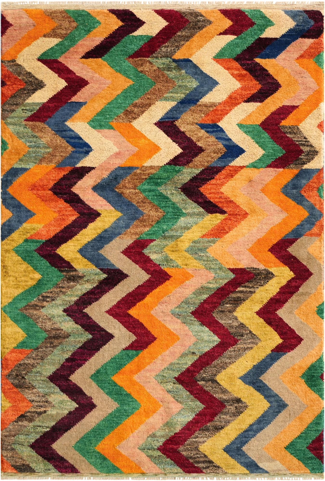 4' 2 x 6' Hand Knotted Balouch Wool Rug