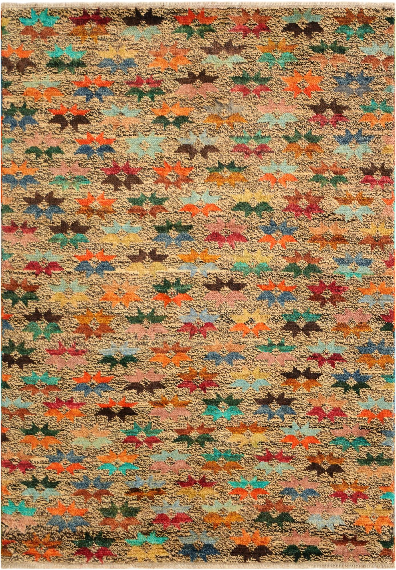 4' 3 x 6' Hand Knotted Balouch Wool Rug