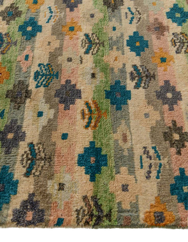 Detail image of 3' 3 x 4' 11 Hand Knotted Balouch Wool Rug