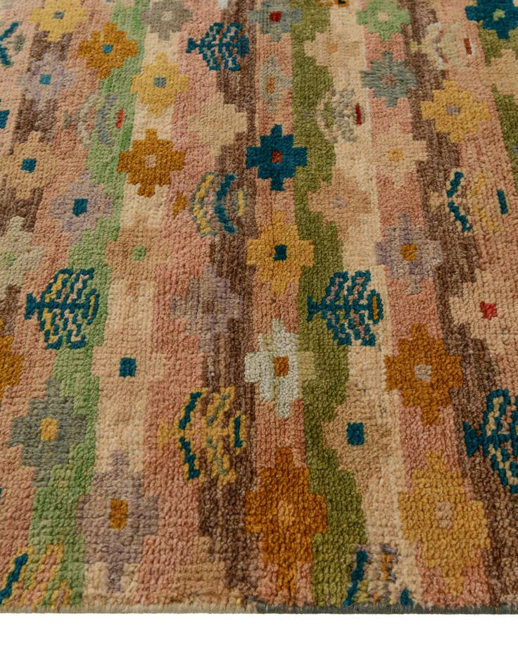 Detail image of 3' 4 x 5' Hand Woven Balouch Wool Rug