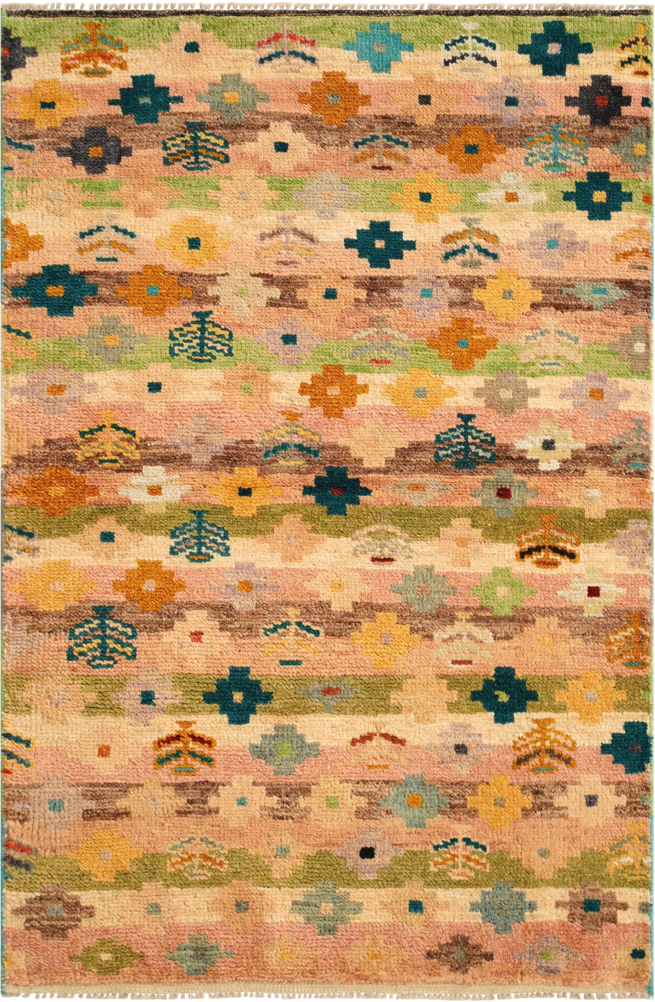 3' 4 x 5' Hand Woven Balouch Wool Rug