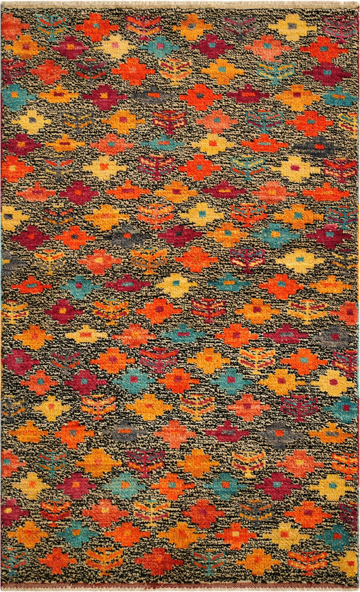 3' 3 x 5' 2 Hand Knotted Balouch Wool Rug