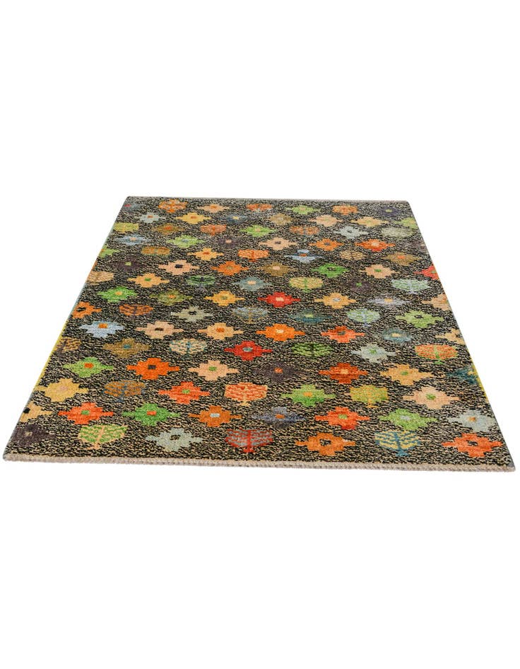 Detail image of 3' 2 x 4' 10 Hand Knotted Balouch Wool Rug