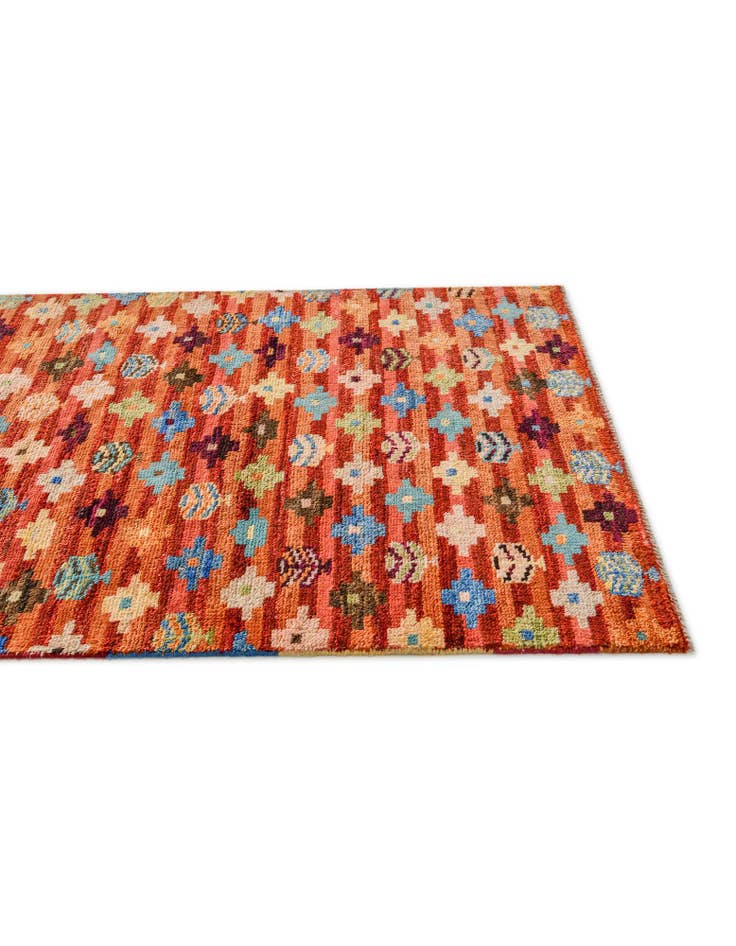 Detail image of 3' 3 x 4' 9 Hand Knotted Balouch Wool Rug