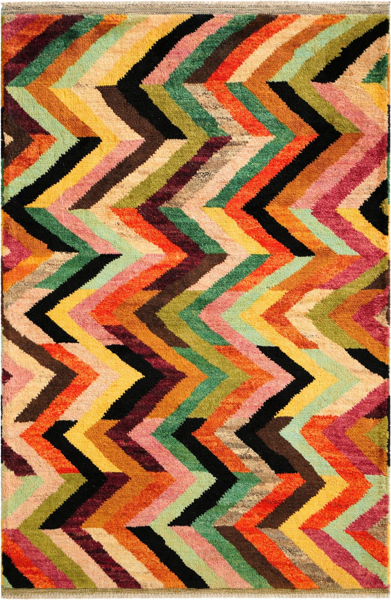 3' 4 x 5' 1 Hand Woven Balouch Wool Rug