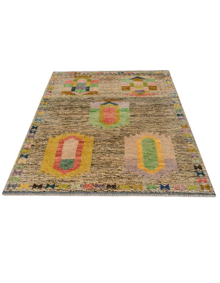 Detail image of 3' 3 x 5' 4 Hand Knotted Balouch Wool Rug