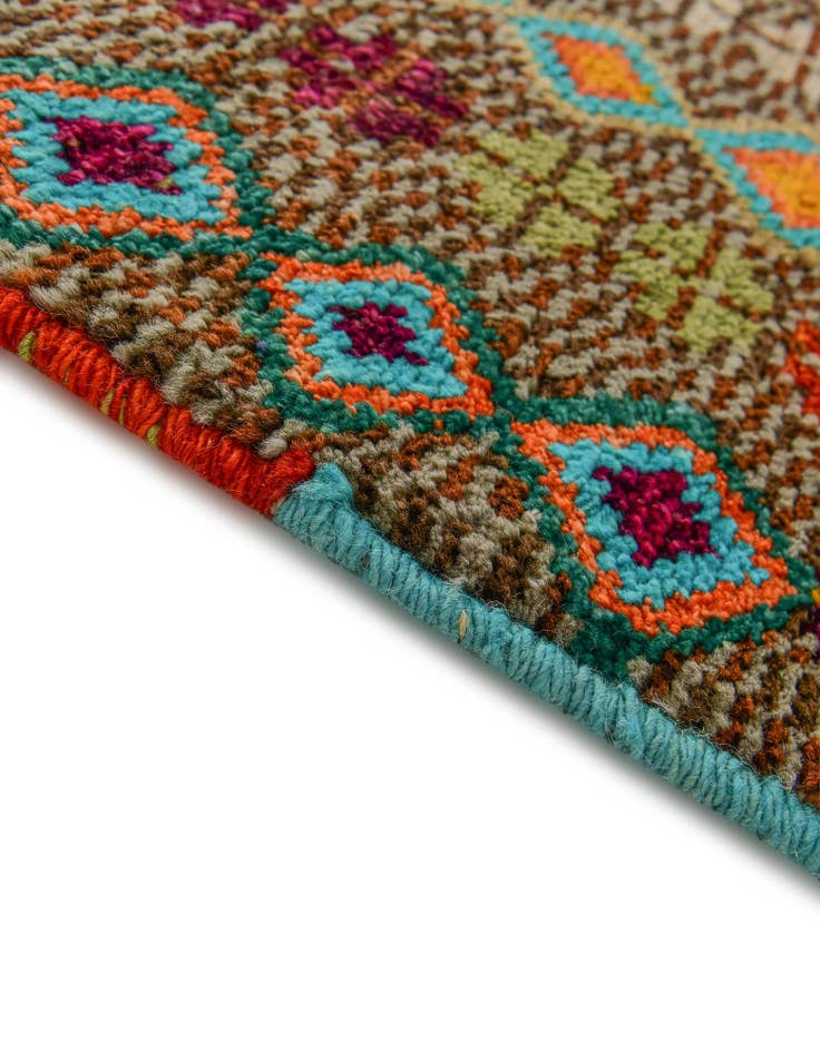 Detail image of 3' 4 x 5' 1 Hand Woven Balouch Wool Rug
