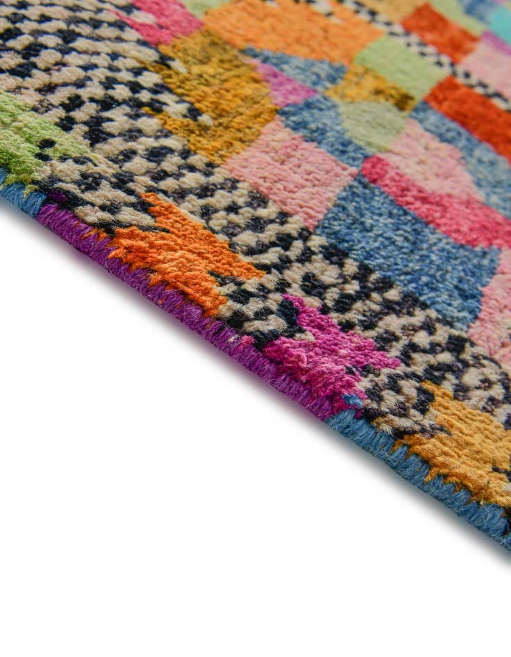 Detail image of 2' 8 x 4' 2 Hand Woven Balouch Wool Rug