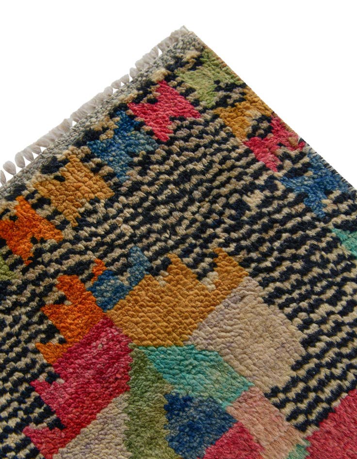 Detail image of 2' 8 x 4' 2 Hand Woven Balouch Wool Rug