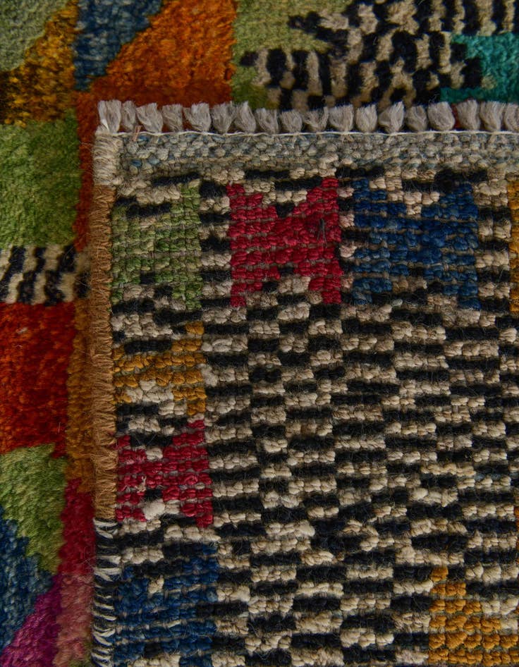 Detail image of 2' 8 x 4' 2 Hand Woven Balouch Wool Rug