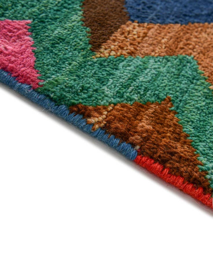 Detail image of 2' 9 x 4' 1 Hand Knotted Balouch Wool Rug