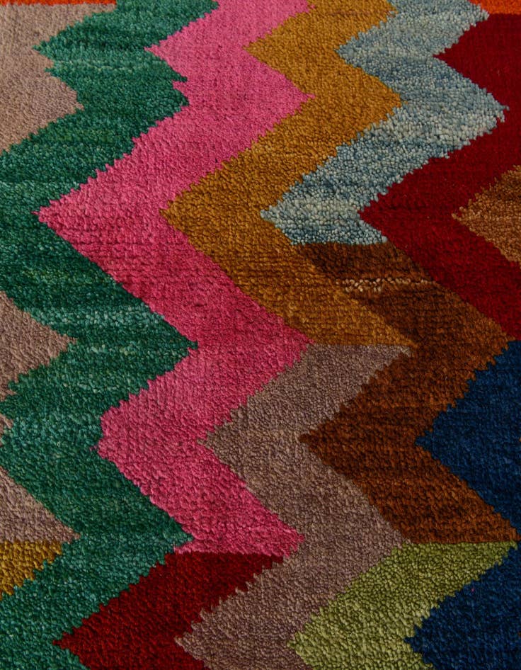 Detail image of 2' 9 x 4' 1 Hand Knotted Balouch Wool Rug