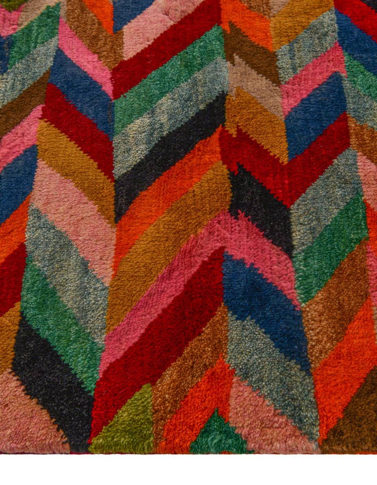 Detail image of 2' 8 x 4' 1 Hand Knotted Balouch Wool Rug