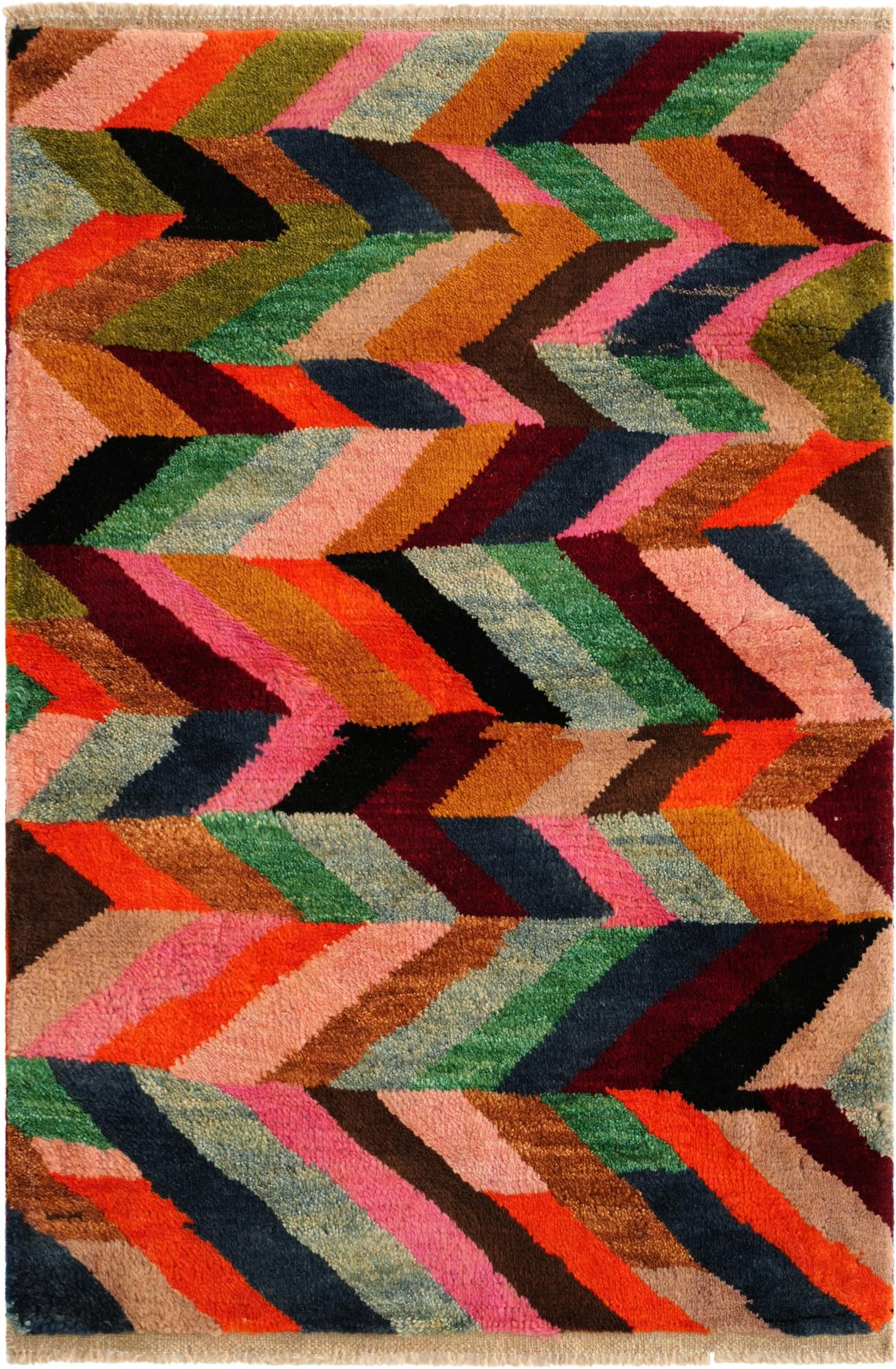 2' 8 x 4' 1 Hand Knotted Balouch Wool Rug