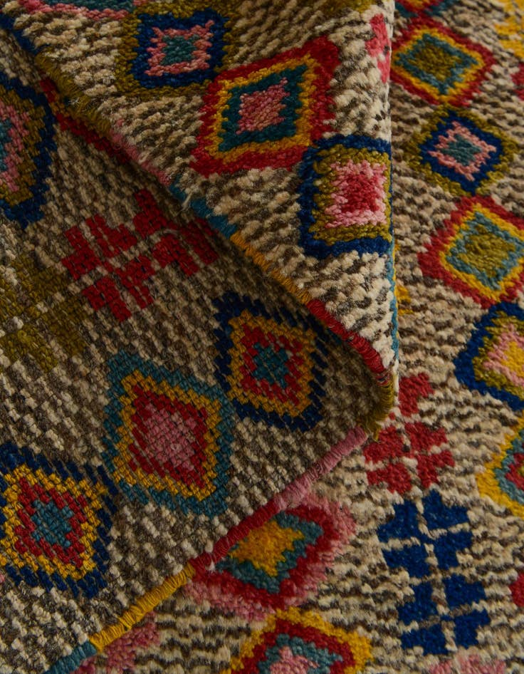 Detail image of 2' 7 x 4' Hand Knotted Balouch Wool Rug
