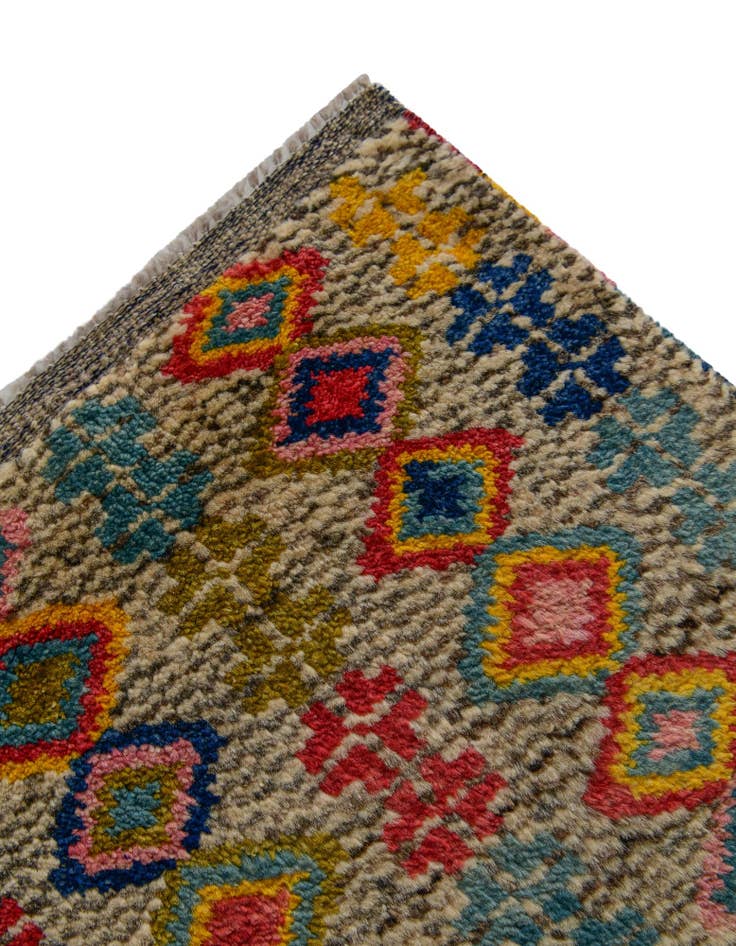 Detail image of 2' 7 x 4' Hand Knotted Balouch Wool Rug