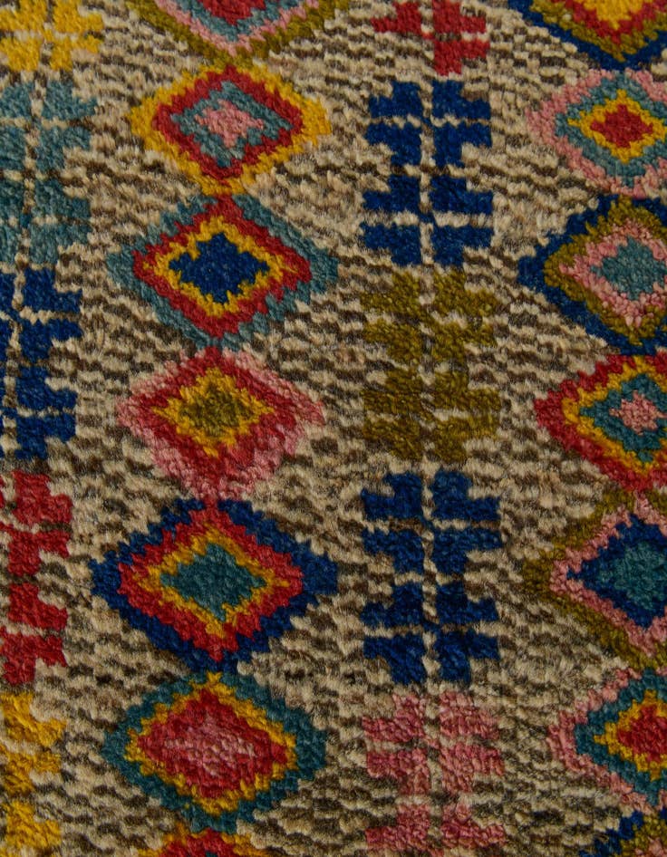Detail image of 2' 7 x 4' Hand Knotted Balouch Wool Rug