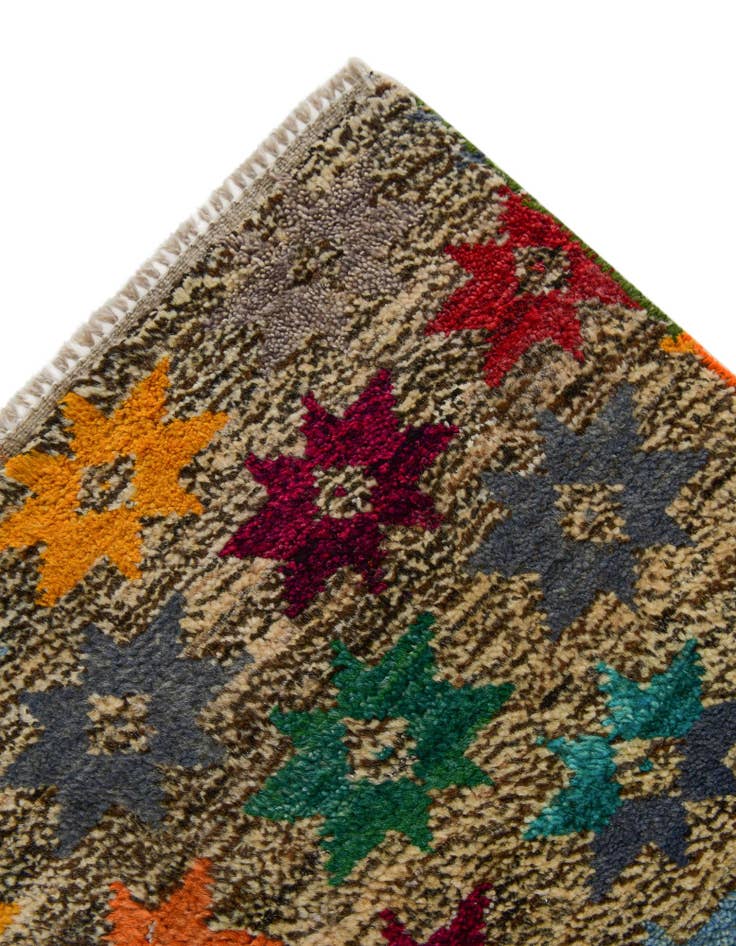 Detail image of 4' 3 x 6' Hand Knotted Balouch Wool Rug