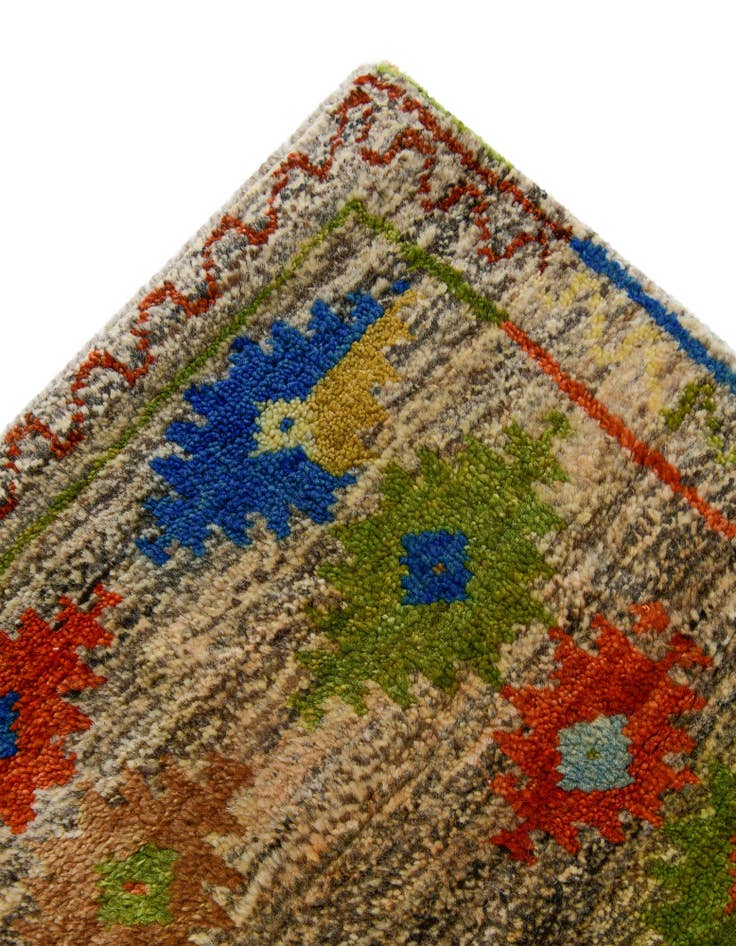 Detail image of 5' 8 x 7' 5 Hand Knotted Balouch Wool Rug