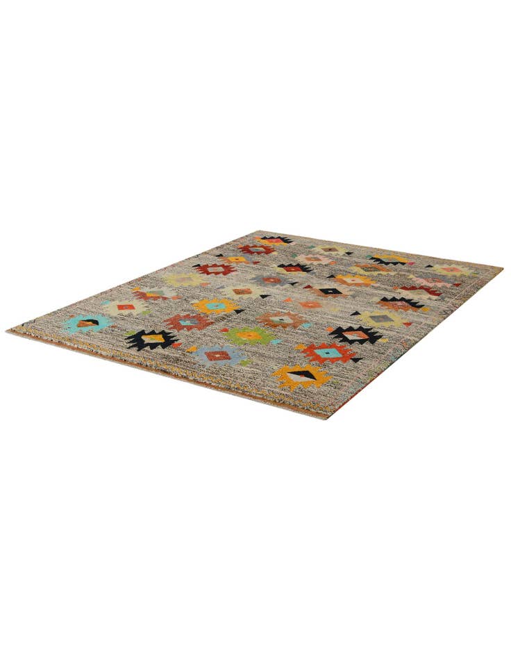 Detail image of 5' 8 x 7' 8 Hand Knotted Balouch Wool Rug