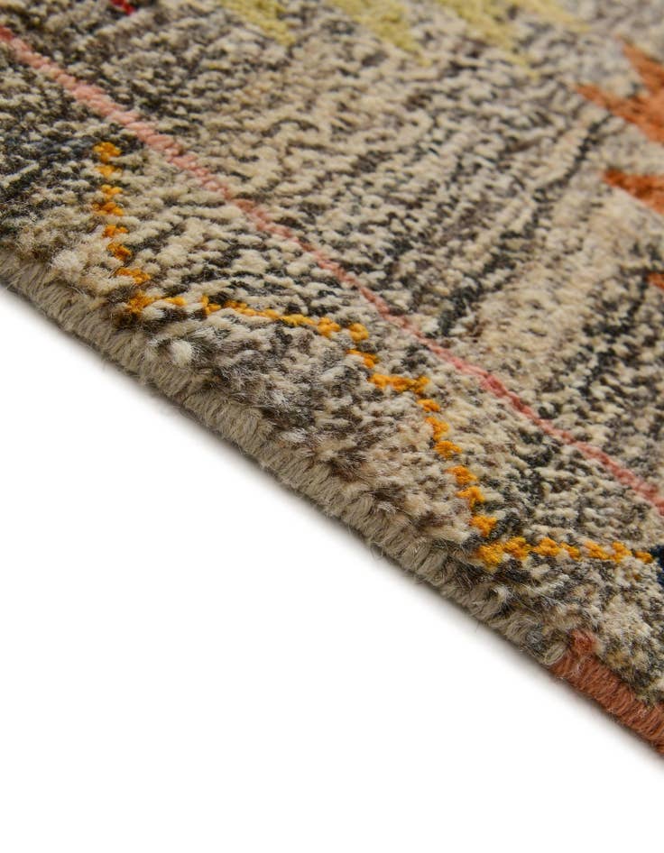 Detail image of 5' 8 x 7' 8 Hand Knotted Balouch Wool Rug