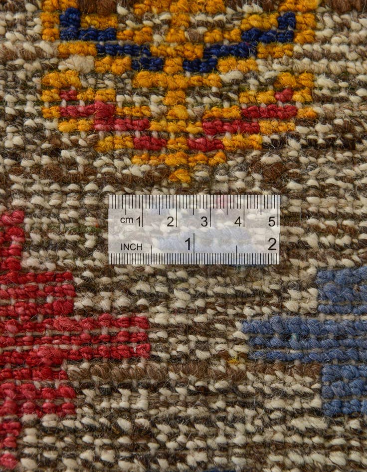 Detail image of 5' 8 x 8' Hand Woven Balouch Wool Rug