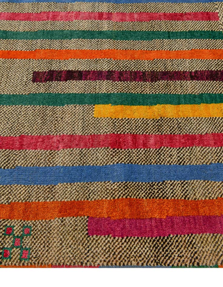 Detail image of 4' 4 x 6' 5 Hand Knotted Balouch Wool Rug