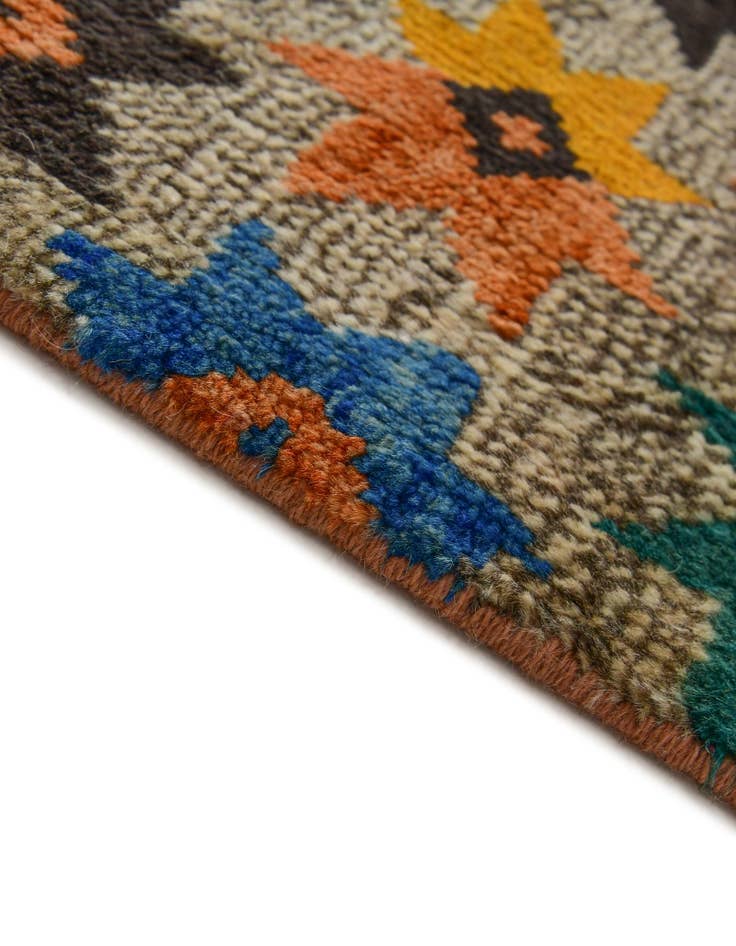 Detail image of 4' 2 x 6' 3 Hand Knotted Balouch Wool Rug
