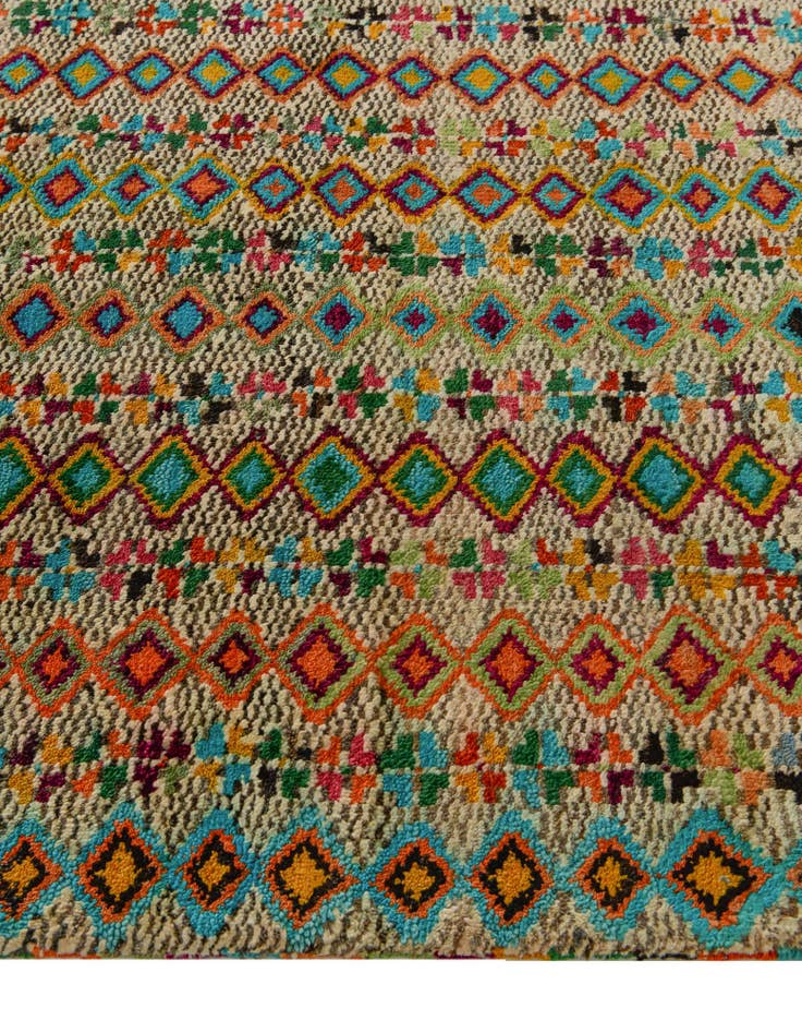 Detail image of 4' 3 x 6' Hand Knotted Balouch Wool Rug