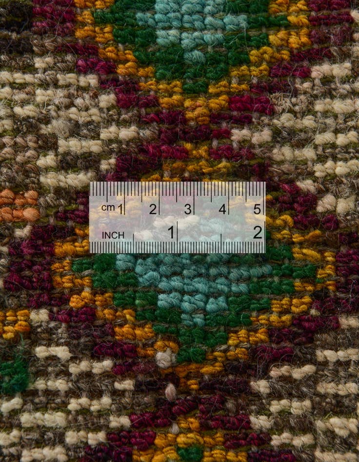 Detail image of 4' 3 x 6' Hand Knotted Balouch Wool Rug