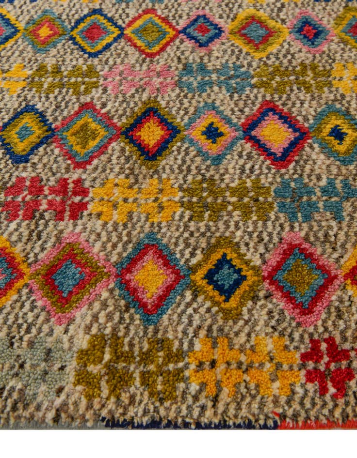 Detail image of 2' 7 x 4' Hand Knotted Balouch Wool Rug