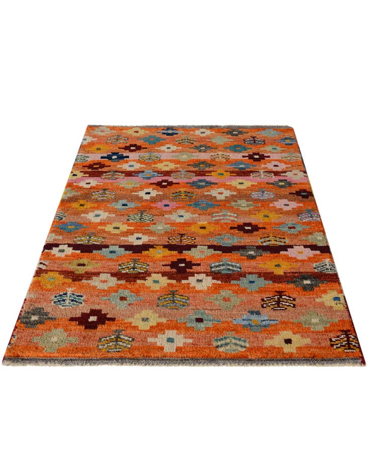 Detail image of 2' 11 x 4' 9 Hand Woven Balouch Wool Rug