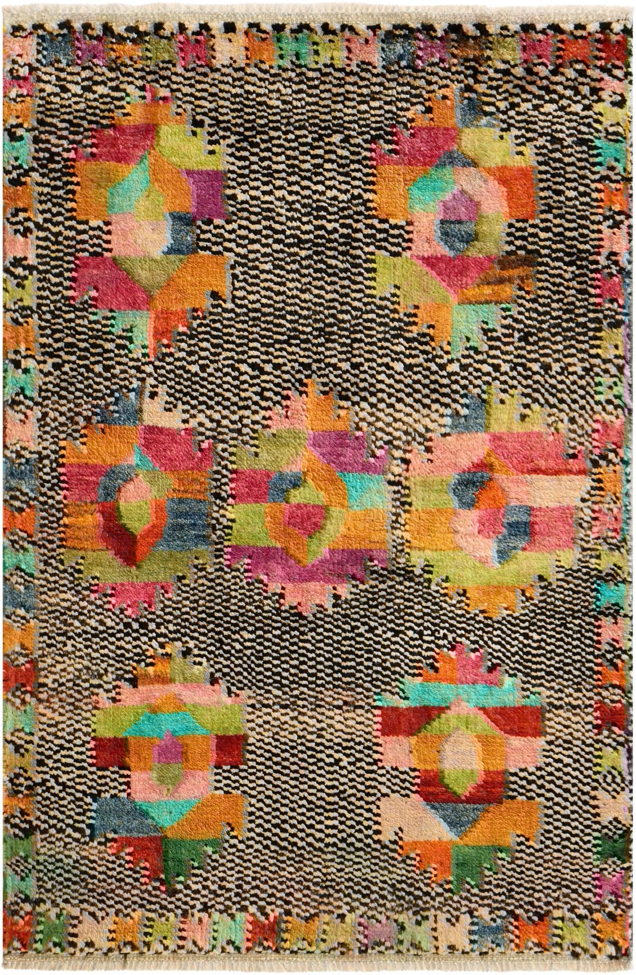 2' 8 x 4' 2 Hand Knotted Balouch Wool Rug