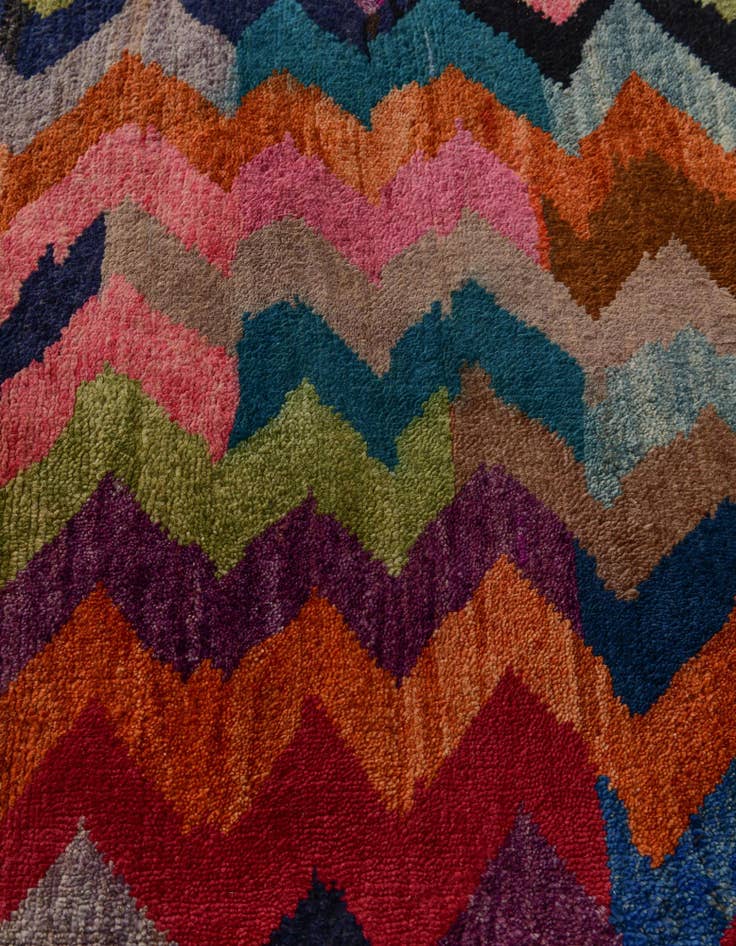 Detail image of 2' 8 x 4' 3 Hand Knotted Balouch Wool Rug