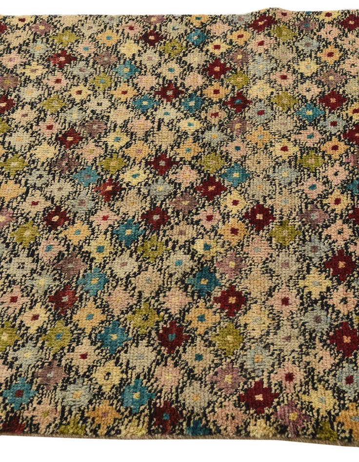 Detail image of  3' 2 x 5' 3  Hand Knotted Balouch Wool Rug