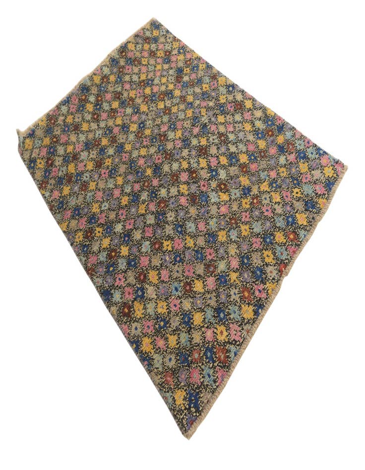 Detail image of  4' 1 x 5' 9  Hand Knotted Balouch Wool Rug