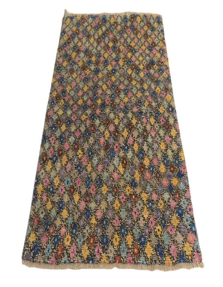 Detail image of  4' 1 x 5' 9  Hand Knotted Balouch Wool Rug