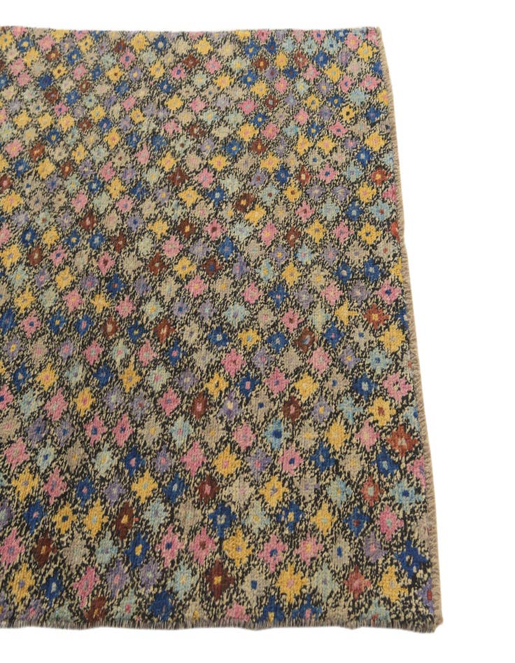 Detail image of  4' 1 x 5' 9  Hand Knotted Balouch Wool Rug