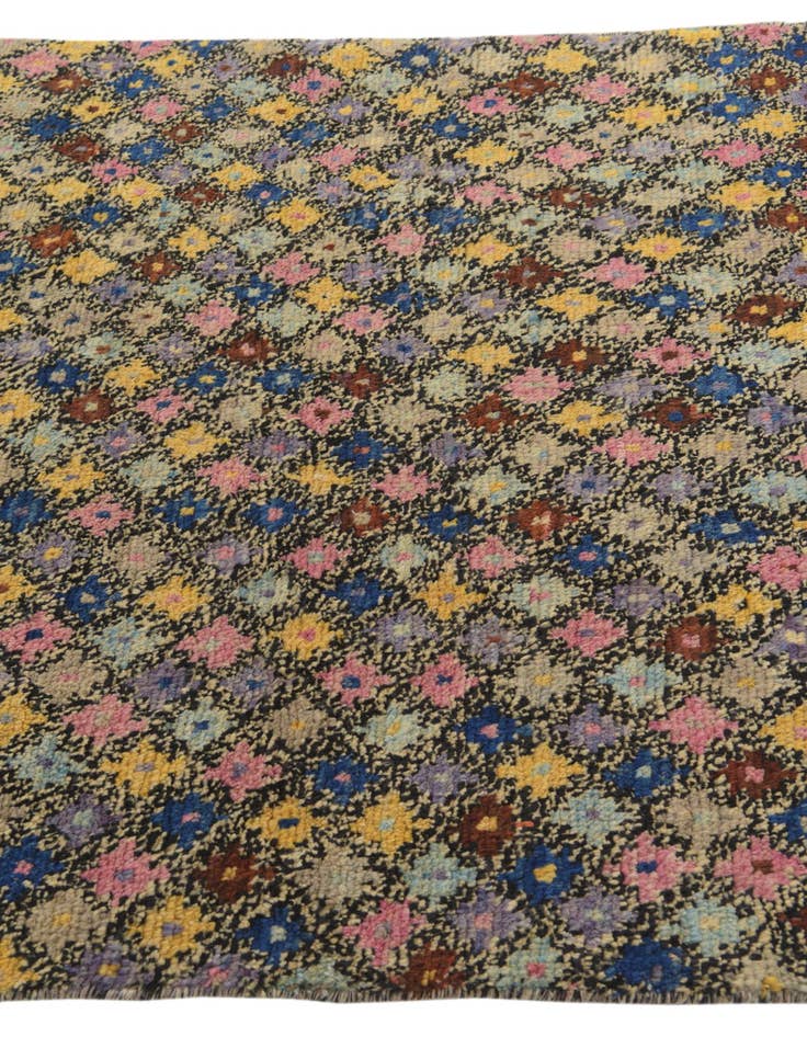 Detail image of  4' 1 x 5' 9  Hand Knotted Balouch Wool Rug