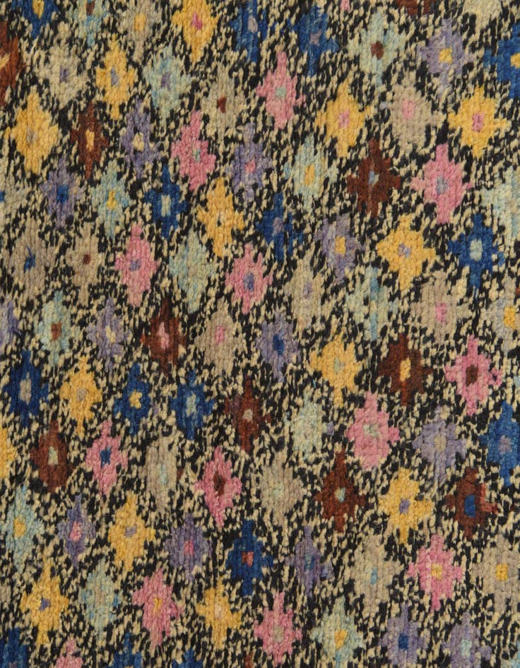 Detail image of  4' 1 x 5' 9  Hand Knotted Balouch Wool Rug