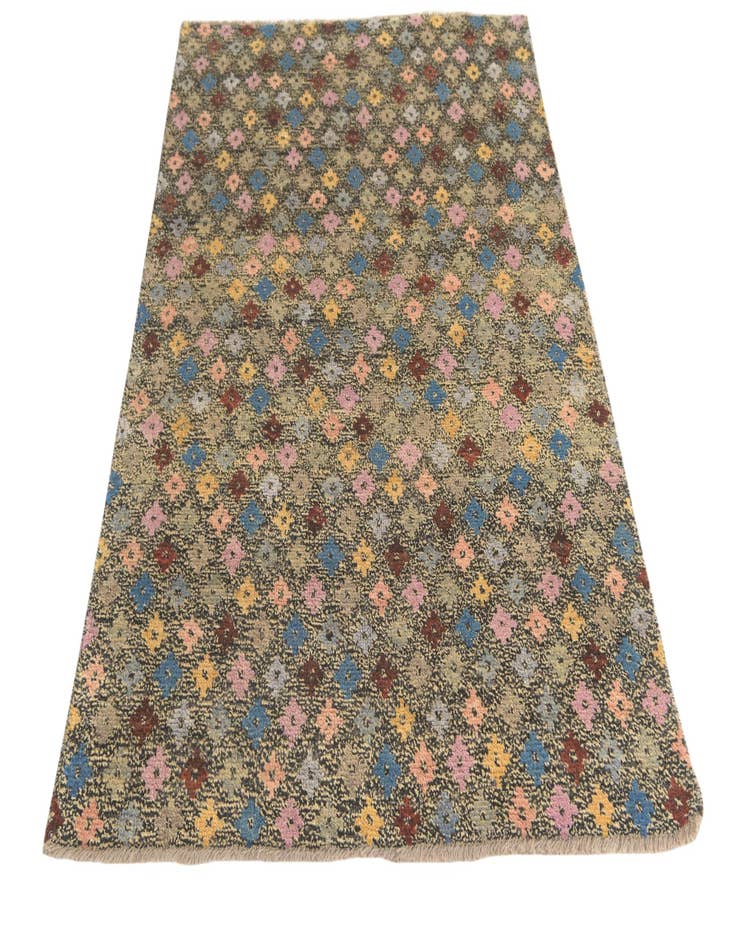 Detail image of  4' 2 x 6'  Hand Knotted Balouch Wool Rug